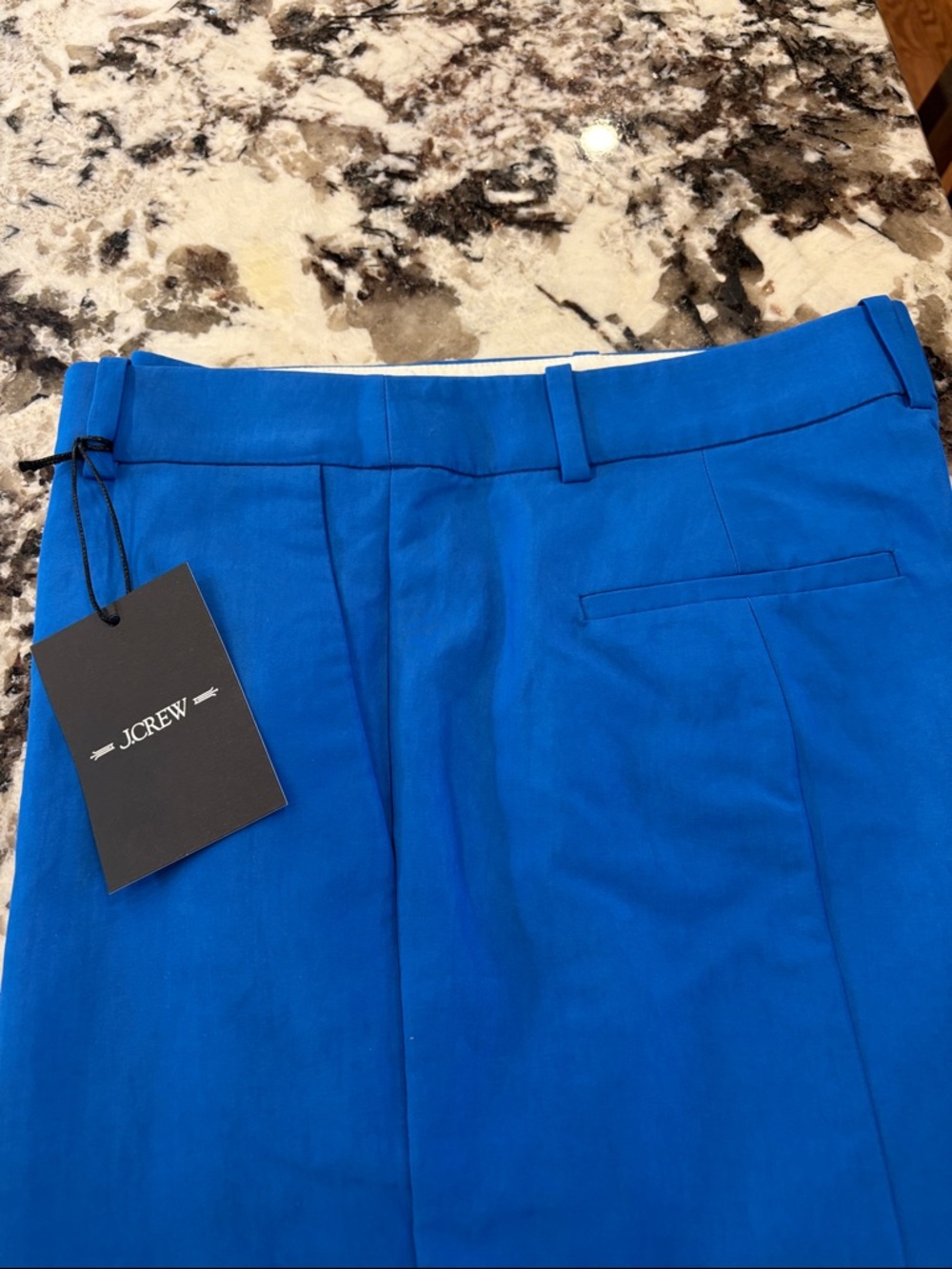 J. Crew Cobalt Blue Tailored Women's pants, size 0 NWT
